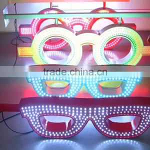 Remote Control LED Neon Sign for Opticial Led Neon Glasses Screen Sign Board thumbnail-2