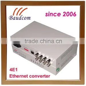 Baudcom 4E1 to Ethernet 10/100base-t Converter thumbnail-1