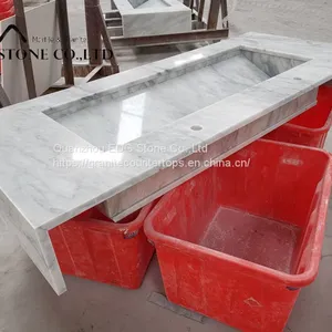 Chinese Factory Hot Sale Marble Stone New Bathroom Vanity thumbnail-3