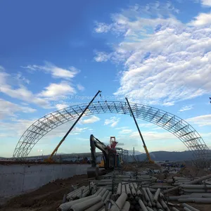 LF Arched Roof Construction Workshop Space Frame Clinker Storage Silo thumbnail-5