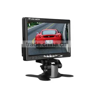 Hot Selling 7inch Color Car Monitor LCD TFT Monitor For Vehicle With 2 Channel Video Input thumbnail-2
