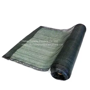 Green HDPE Plastic Raschel Mesh Anti Sun 80% Green /Black Shade Net thumbnail-5