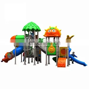 Children Outdoor Playground Slide Combined Outdoor Playground Sets for Sale thumbnail-3