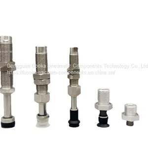 Vacuum Pads With Vertical Spring Plungers Connector for Suction Cups Connection M3 M5 G1/8