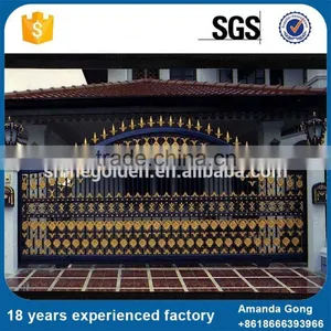 China New Product Front Modern Cheap Iron Gate Designs For Homes thumbnail-1