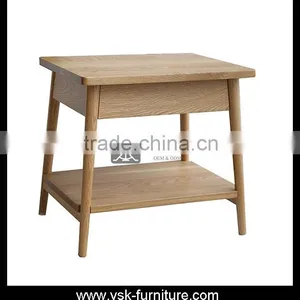 NI-089 Ladder-Shaped Ash Wood Bedside Table thumbnail-1
