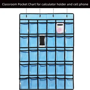 Classroom Pocket Chart Organizer,Cell Phones Calculator Holder,Hanging Wall Organizers thumbnail-4