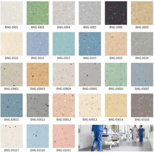 Wallgard and Mural Suitable 1mm and 1.5mm Thickness PVC Homogeneous Flooring Commercial and Residential Flooring thumbnail-3