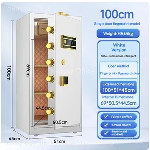Heavy Duty Security Digital Safe With Password and Key Override | 70cm Commercial Electronic Safe | for Furniture Mounting thumbnail-4