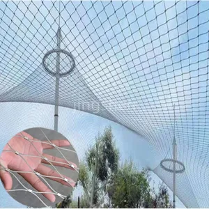 Made in China SS 304 316 Stainless Steel Wire Rope Mesh Sleeve Flexible Stainless Steel Rope Mesh thumbnail-3