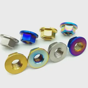 Carbon Steel DIN 6923 Color Zinc Hex Flange Nut and Brass Hex Flange Nut thumbnail-5