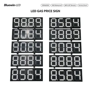 Manufacturer Customization Outdoor Gas Led Screen Price Outdoor Led Numbers Display Boards for Sale for Sale thumbnail-4