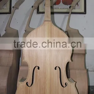 Fully Handmade High Quality Fully Carved Double Bass Wood Bass Body White Bass thumbnail-1