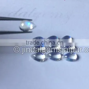 Wholesale AAA Quality Loose Gemstone Rainbow Moonstone Smooth Pear Cabochon thumbnail-2