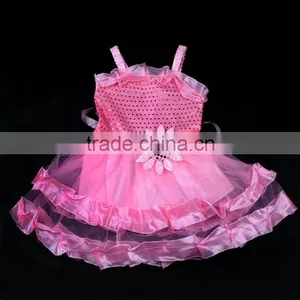 New Design Small Girl Kids Latin Dance Shirt for Cosplay Party thumbnail-2