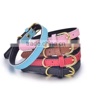 Wholesale Pet Supplies Real Cowhide Genuine Leather Dog Collar thumbnail-1