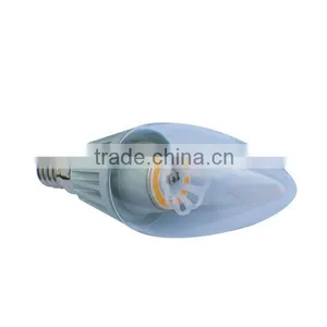 Dimmable 5W 380Lm E14 COB LED Candle Bulb Light thumbnail-1