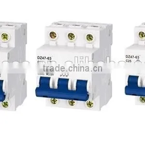 Circuit Breaker for DIN Rails,DZ47-63 MCB Mini Circuit Breaker thumbnail-5