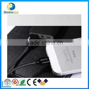 Black Color REMAX High Speed Usb Cable and Usb Charger Cable for IPhone5 Iphone6 thumbnail-3