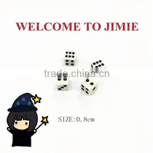 8mm High Quality Acrylic Normal Dot Mini Dice thumbnail-2