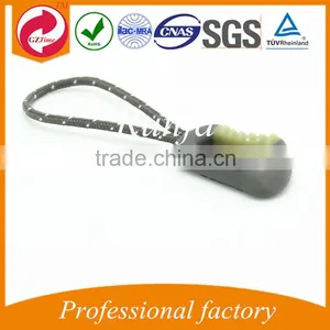 100% Green Material Zipper Puller With Rope From China Factory thumbnail-1