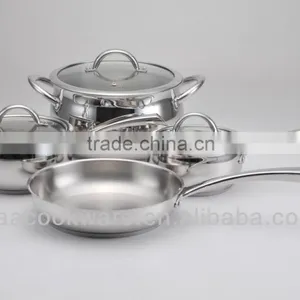 Casting Handle Apple Shape Stainless Steel Cookware Set Suitable for Induction thumbnail-1