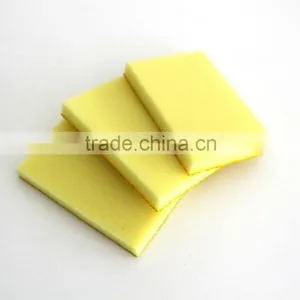 Orange Sourcing Pad With Yellow Sponge for Kitchen Supplies thumbnail-5