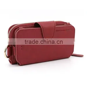 2015 New Arrivals Trading Wallet Purse Leather Case for Iphone 6 thumbnail-3