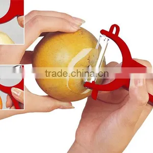 ABS+S/S 12.3*7.7 Kitchen Gadgets Small Fruit&vegetable Peeler/Portable Peeler/melon Peeler thumbnail-1