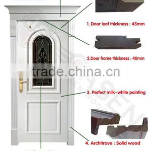 Wholesale Superior Quality Interior Tempered Shatterproof Glass Door thumbnail-3