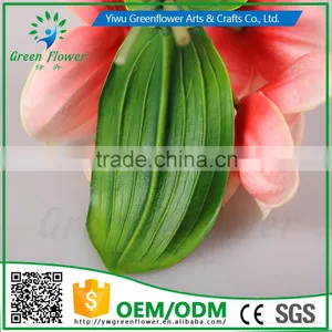 2016 Wholesale PU Latex Artificial Flowers Moth Orchid Four Pieces Two Leafs Real Touch Babys Breath Fake Flower thumbnail-4