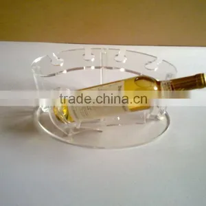High Polished High Quality Acrylic Wine Display Rack,smooth Acrylic Wine Display Rack thumbnail-6