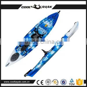 Cool Kayak Brand Fishing Plastic Ocean Kayak Boat thumbnail-2