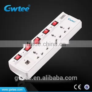 Multiple Extension Switch Socket With USB Port GT-6117A thumbnail-3