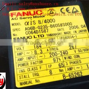 FANUC Servo Motor A06B-0235-B605 ,Second Hand Looks Like "new" Tested Working thumbnail-1