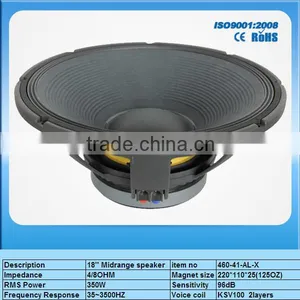 High Quality Professional Speaker 350W Speaker 18inch Subwoofer Midrange Speaker thumbnail-1