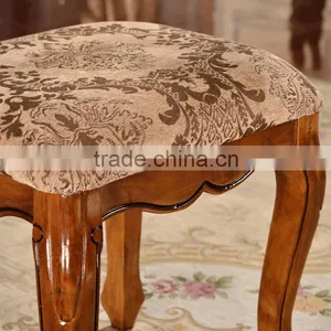 Handmade Vintage Wooden Foot Stool Chair thumbnail-2