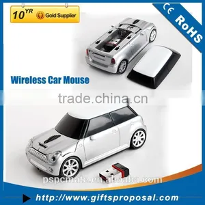Mini Car Shape 2.4G Wireless Mouse With Mini Usb Receiver thumbnail-1