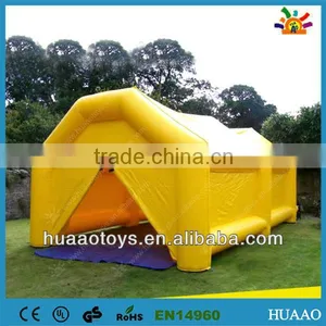 Commercial Yellow Used Inflatable Tents for Sale thumbnail-1