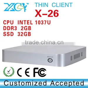 Low Price and Best Quality! XCY X-26 Intel C1037U Htpc X86 Mini pc Support Keyboard thumbnail-1