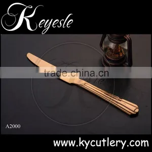 Rose Gold Cutlery,gold Plated Flatware,flatware Set thumbnail-2