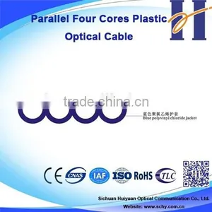Parallel Four Cores Plastic Fiber Optic Cable thumbnail-1