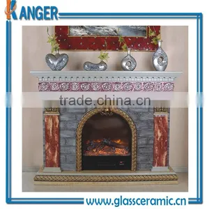 Frit Shot Ceramic Fireplace Glass thumbnail-3