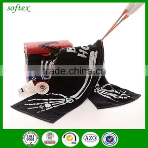Outdoor Daily Soft Cotton Stripe Towel Sport With Logo thumbnail-4