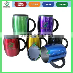 High Quality Stainless Steel Insulated Double Walled Coffee Mugs thumbnail-1
