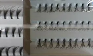 Worldbeaut Knotted and Knotless Cluster Lashes Extensions/push-up Lashes /flare Lashes/cluster Lash Extensions thumbnail-1