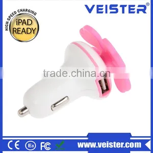 OEM Usb Car Charger Cute Mobile Phone Charger Car Adapter 2.1a thumbnail-1