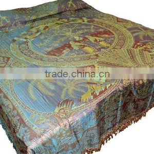 Pure Silk King Size Reversible Bedspreads thumbnail-1