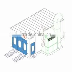 DA-600IIA Germany Design High Quality Paint Spray Booth, CE&ISO Approved thumbnail-1
