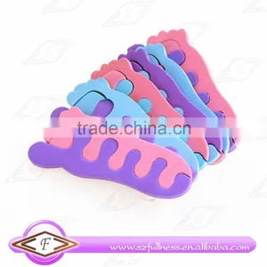 Colorful Foot Shaped Eva Foam Toe Separators thumbnail-1